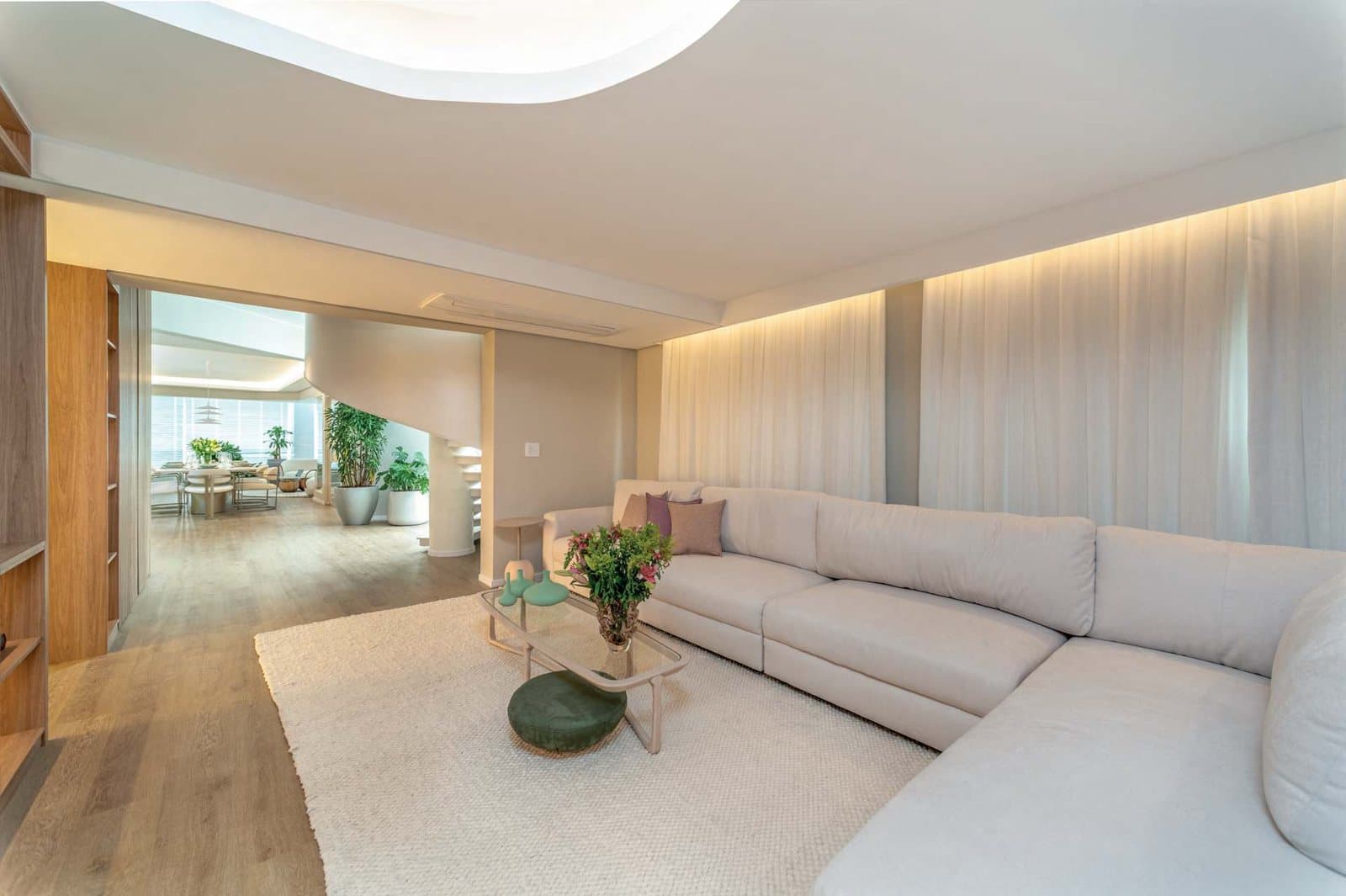Amplo living integrado